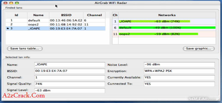 AirGrab WiFi Radar 
